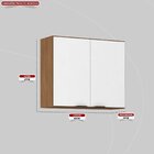 Armário Aéreo De Cozinha | 80cm - 2 Portas Firenze Amendola T